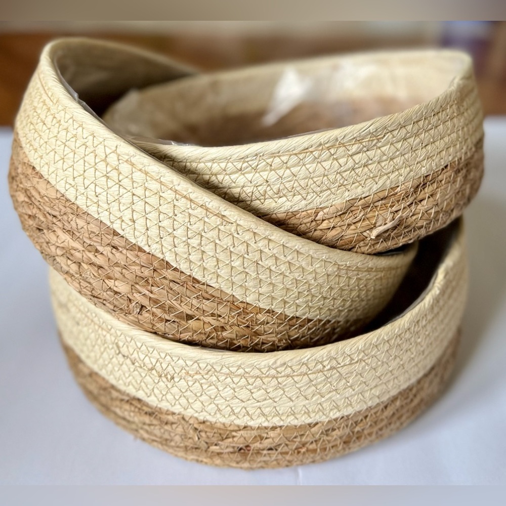Set of 3 Stackable Storage Baskets
